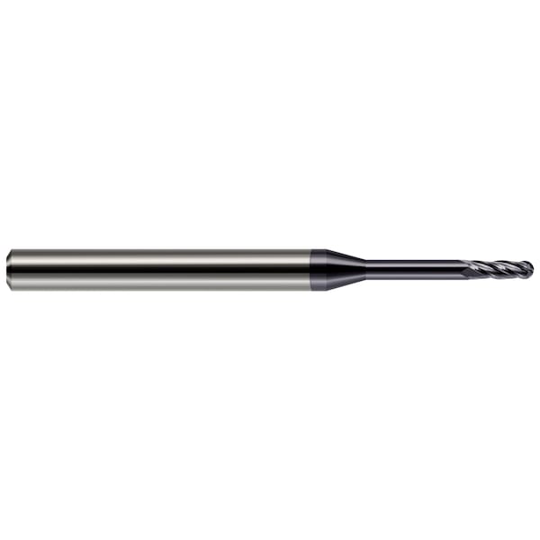 Harvey Tool Miniature End Mill - 4 Flute - Ball 0.0400" Cutter DIA x 0.1200" Length of Cut 904440-C3 - main